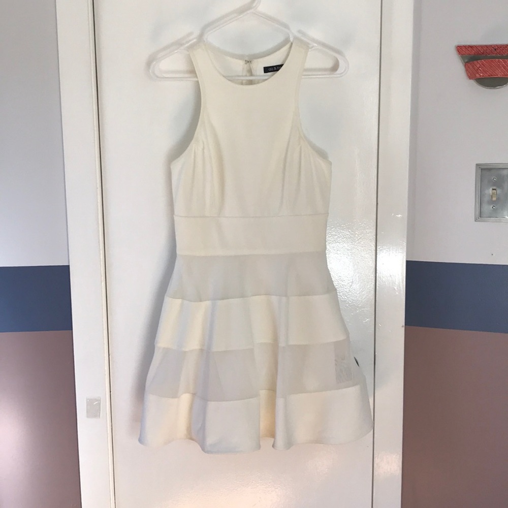 Cream-colored dress